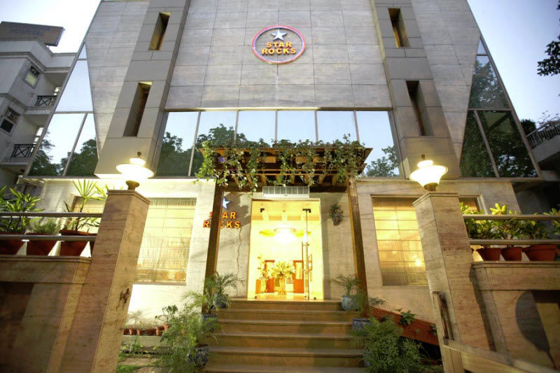 Hotel Star Rocks New Delhi Exteriör bild